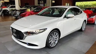 2022 Mazda 3 Sedan White Color - 5 Seats Sedan | Exterior and Interior Walkaround