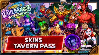 Hearthstone. Voicelines skins "Whizbang’s Workshop" Tavern Pass