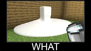 Minecraft wait what meme part 6 realistic milk
