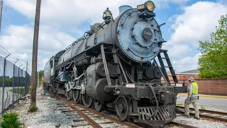 Moving B&O "President Washington" Steam Locomotive #5300 (B&O Railroad Museum)