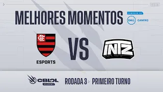 CBLOL Academy 2021: 1ª Etapa - Fase de Pontos | Melhores Momentos (FLA) x (ITZ) (1º Turno)