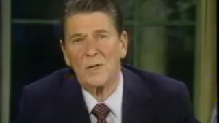 1983 Reagan Announces Star Wars Missile Defense  vid 3