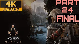 Assassin's Creed Mirage Gameplay on Ps5 (4K 60FPS ) | No Commentary | Part 24 | FINAL
