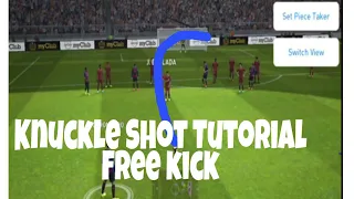 PES 2019 Free kick tutorial Knuckle Shot Tutorial