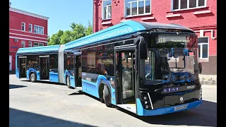 На дороги Москвы вышел новый электробус-«гармошка» е-CITYMAX 18 производства «Группы ГАЗ»