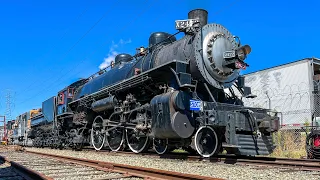 Southern Pacific #2472 Steam Up 9/4/22 [4K]