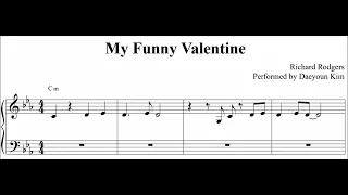 [Jazz Standard] My Funny Valentine for solo piano