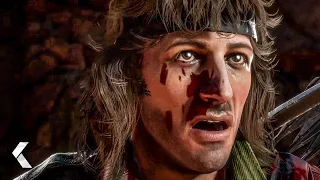 MORTAL KOMBAT 11 - Rambo vs Terminator Fight Gameplay (2020)