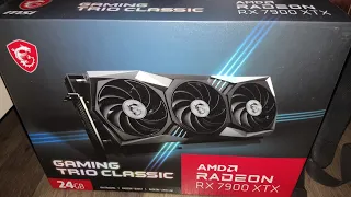 Алая Королева АМД: Msi Trio Classic Radeon RX 7900 XTX в 4К и 8К