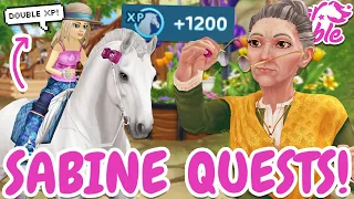 *DOUBLE* HORSE XP, FREE ITEMS, SABINE QUESTS & MORE! (STAR STABLE UPDATES) 😱