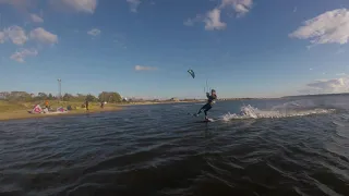 Kitesurfing Sandy Hook Logan's Run Oct 31, 2021