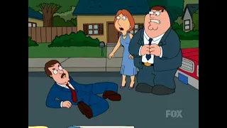 Family Guy - Peter accidentally runs over Tom Tucker