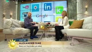 "Instagram kommer dö ut" - Alexander Bard spår om nätets framtid - Nyhetsmorgon (TV4)