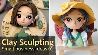 Start your own clay Sculpting business | Small business ideas💡