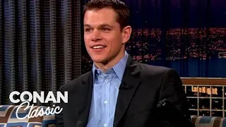 Matt Damon On Europe’s Strange Holidays | Late Night with Conan O’Brien