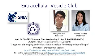 Chungmin Han: Single-vesicle imaging and co-localization analysis for tetraspanin profiling of EVs