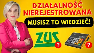 Działalność Nierejestrowana 2023. Jak prowadzić, na co uważać? Limit, ZUS.