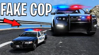 Trolling Cops with 100 Cop Cars on GTA 5 RP