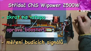 Střídač CNS Wipower 2500 | Jak měřit budící signály