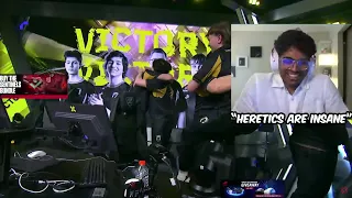 Sen Curry Reacts To Team Heretics Beating Karmine Corp In VCT