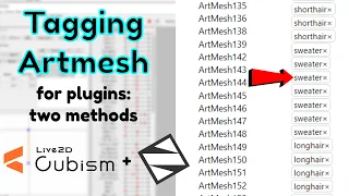 How to Tag Artmesh on Live2D Models for Use with Plugins (such as Cheers Bot)