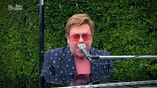 Elton John performs 'I'm Still Standing' for One World: Together At Home