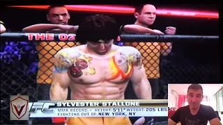 Sylvester Stallone Vs Mel Gibson - UFC Undisputed 3 Fight Simulation