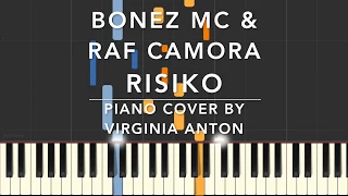 RISIKO BONEZ MC & RAF CAMORA  Piano Tutorial Instrumental Cover