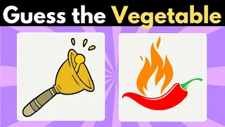 Can You Guess the Vegetable by Emoji 🥕| Emoji Quiz