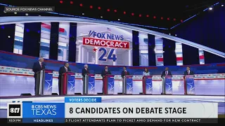 Republican presidential candidates square off at first debate