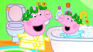 Peppa Pig English Episodes | Peppa Pig Visits Suzy Sheep's Glamping Area