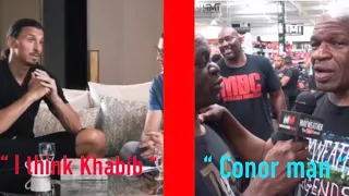 Celebrities predict McGregor  or Khabib