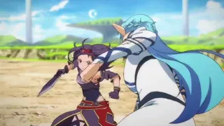 Asuna VS Yuuki Yuuki derrota a Asuna con su tecnica original de 11 toques SAO sub espaolyoutube com