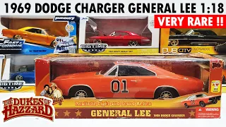 Malibu 1969 Dodge Charger GENERAL LEE Dukes of Hazzard Review and Unboxing with sound and light