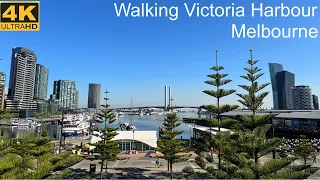 Walking Victoria Harbour | Melbourne Australia | 4K UHD