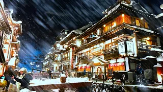 Visiting Japan’s Famous Snow Village | Ginzan Onsen 🇯🇵