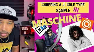 Chopping a j.Cole type SAMPLE on MASCHINE MK3 (I do not own rights to original music)