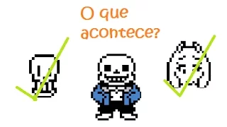 O que acontece se matar todos menos Toriel e Papyrus? - Undertale