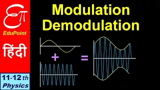 🔴 MODULATION - DEMODULATION || AMPLITUDE 🆚 FREQUENCY || Communication System - Part 4 || in HINDI