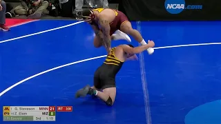 HWT Gable Steveson (Minnesota) vs Zach Elam (Missouri)