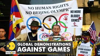 Global protests against games hours before opening ceremony | Beijing Winter Olympics 2022 | WION
