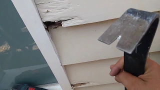 How to remove rotted weatherboard