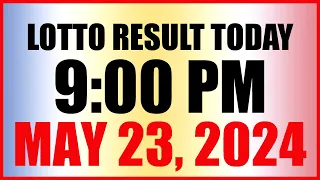 Lotto Result Today 9pm Draw May 23, 2024 Swertres Ez2 Pcso
