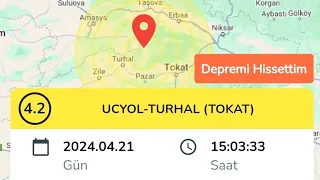 #Tokat #Turhal 4.2 #deprem hakkında düşüncem