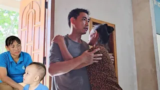 The ex-mother-in-law was emotional when she saw her son again