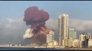Eksplozja w Bejrucie z 10 różnych perspektyw. Aż trudno uwierzyć w siłę wybuchu