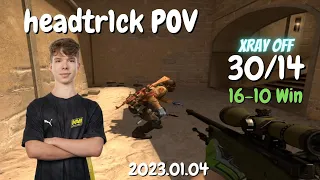 NIP New Player headtr1ck (30/14) POV - Mirage Faceit | CS:GO POV & HIGHLIGHTS | 2023.01.04