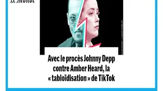 Avec le procès opposant Johnny Depp à Amber Heard, la "tabloïdisation" de TikTok • FRANCE 24