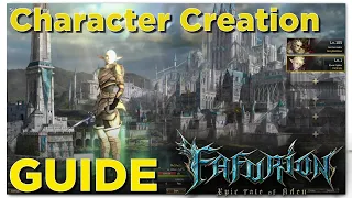 Character Creation - Lineage 2 Fafurion - Guide