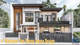 4- Bedroom Two Storey House Design
